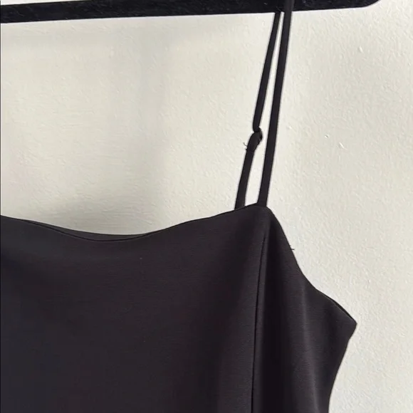 NWT h&m black spaghetti strap mini shift dress - Picture 3 of 5